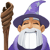 🧙🏼 mage: medium-light skin tone display on Facebook